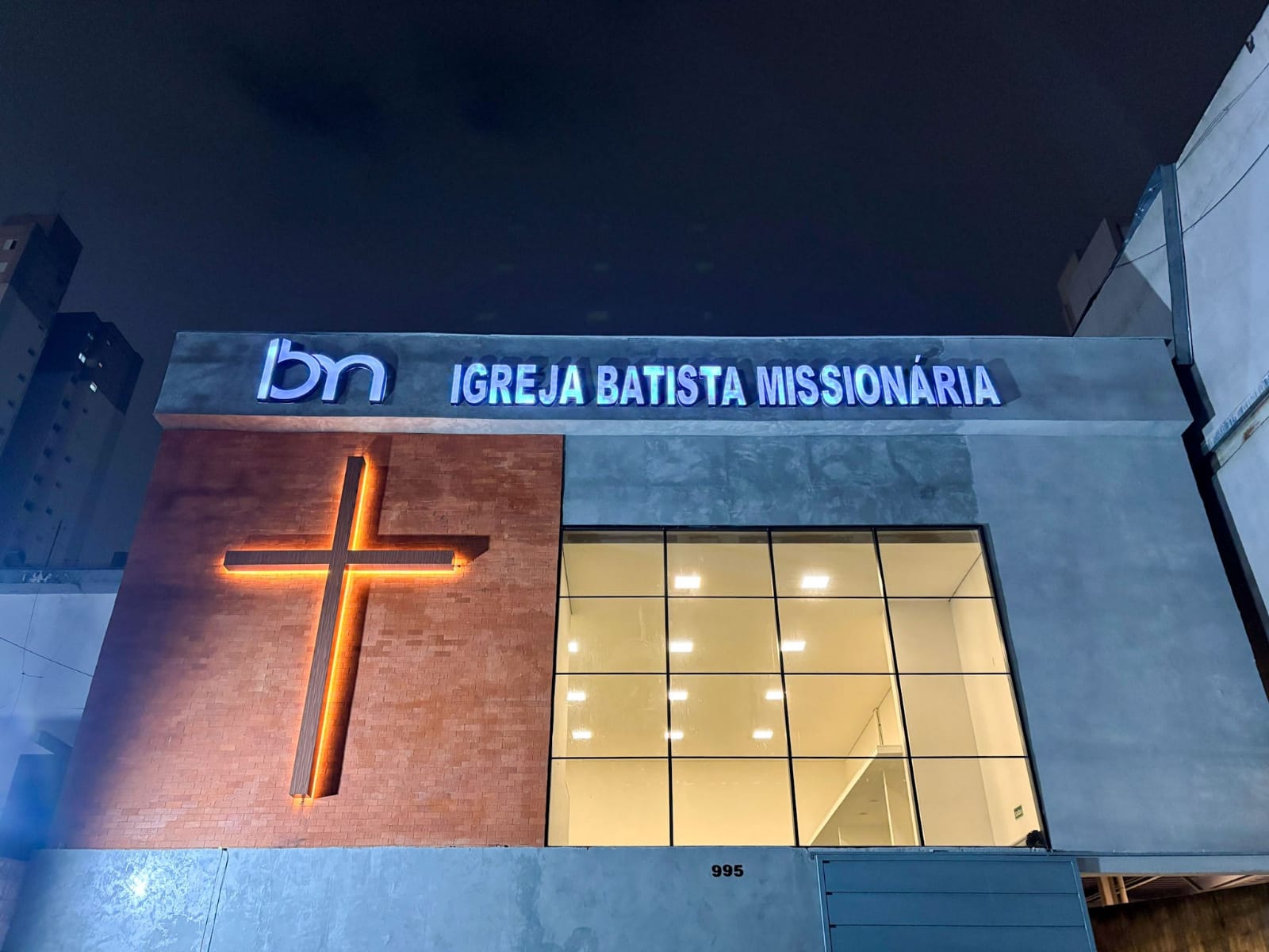 Mapa da localização da igreja